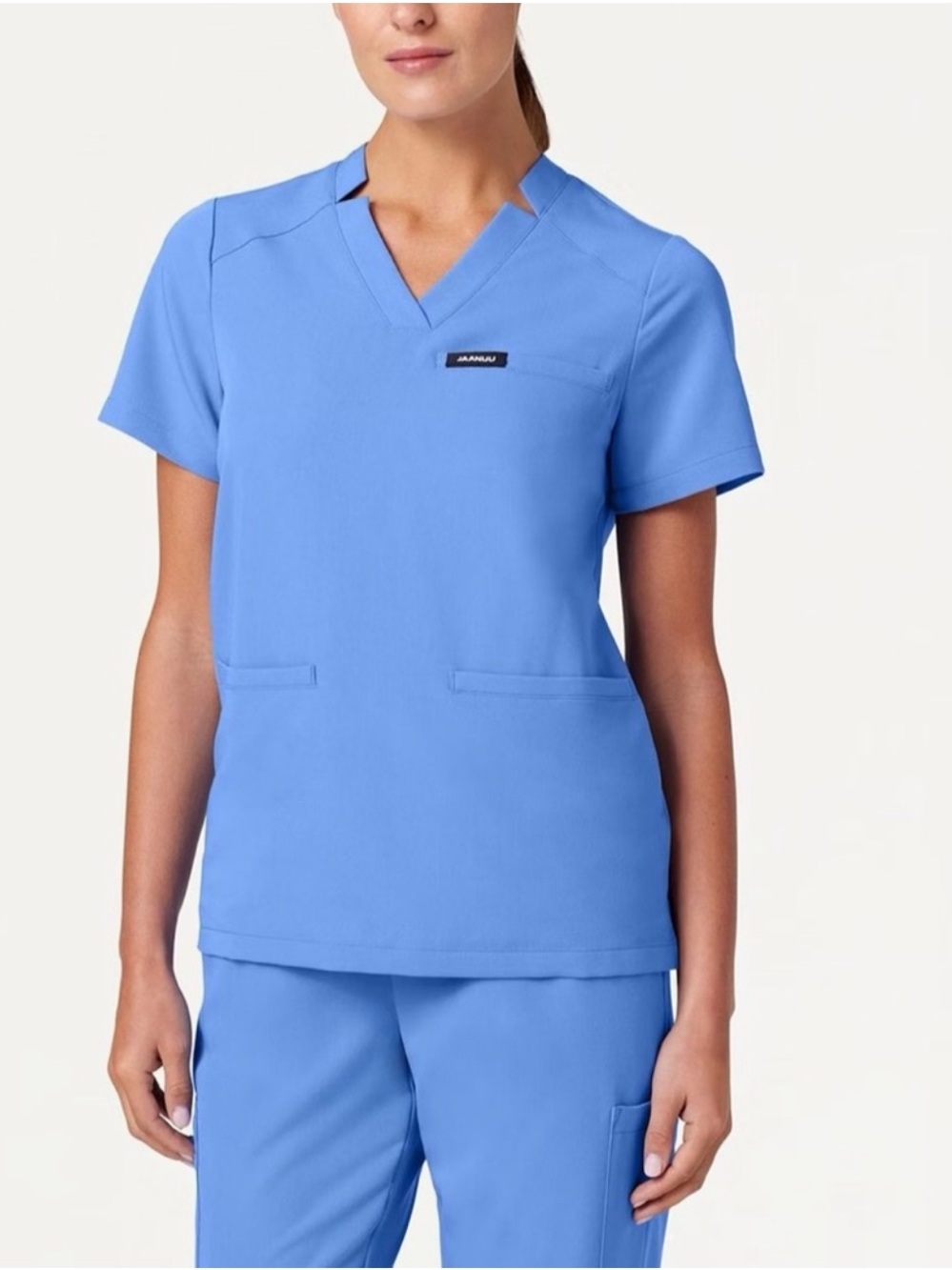 Jaanuu Ciel Blue Scrub set
